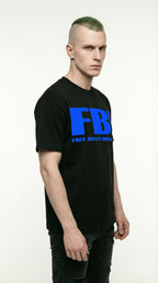 FBI Free Bullet Insertion T-shirt blue
